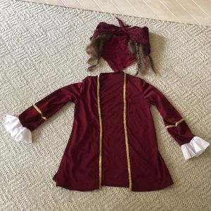 RUBIES  Captain Hook Pirate Costume jacket and wig bandana